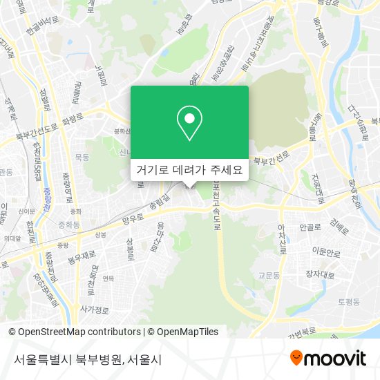 서울특별시 북부병원 지도