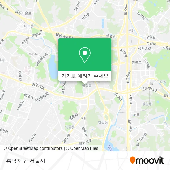 흥덕지구 지도