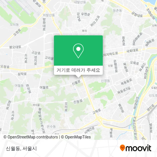 신월동 지도
