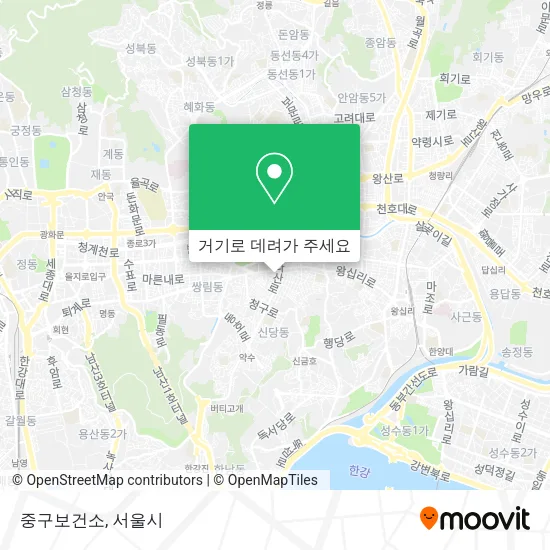 중구보건소 지도