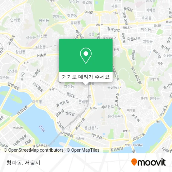 청파동 지도