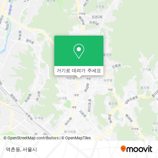 역촌동 지도