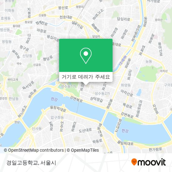 경일고등학교 지도