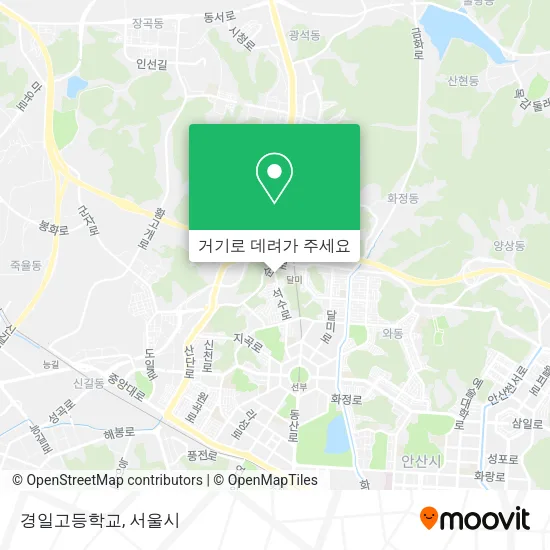 경일고등학교 지도