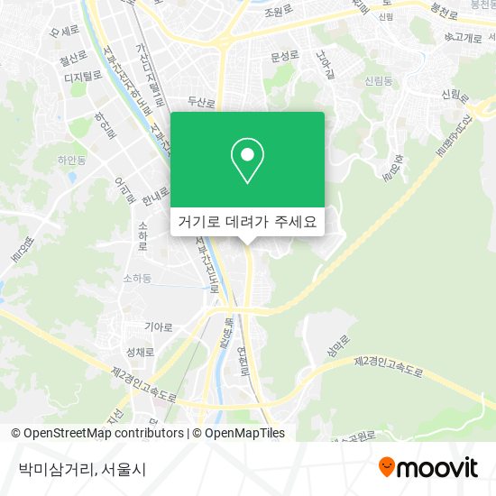 박미삼거리 지도
