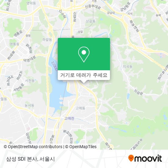 삼성 SDI 본사 지도