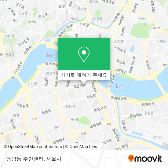 청담동 주민센터 지도