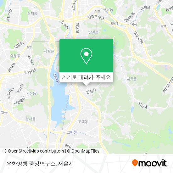 유한양행 중앙연구소 지도