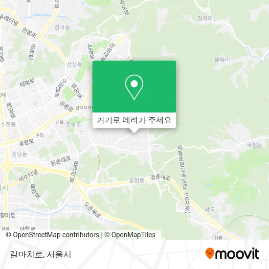 갈마치로 지도