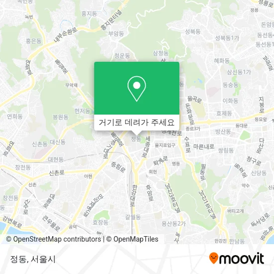 정동 지도