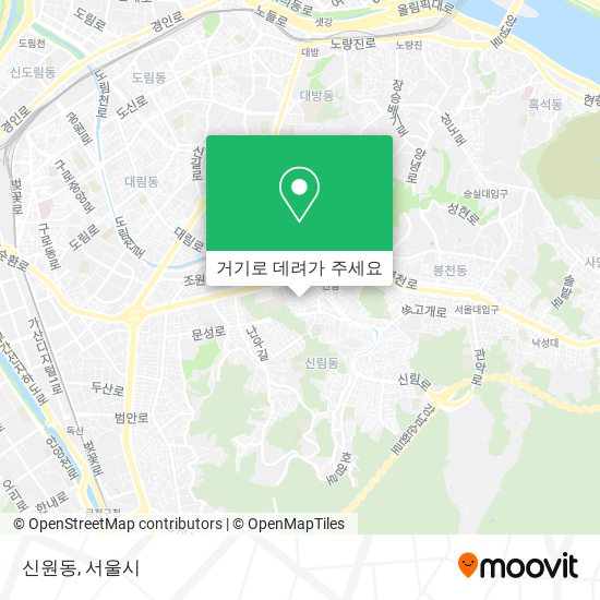 신원동 지도