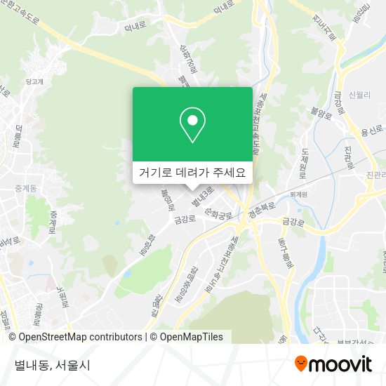 별내동 지도