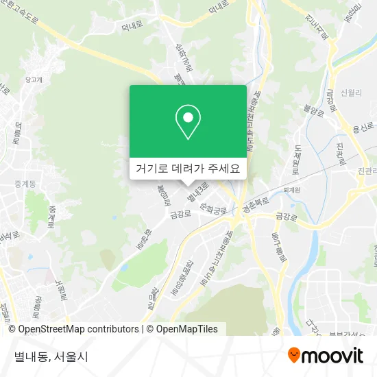 별내동 지도