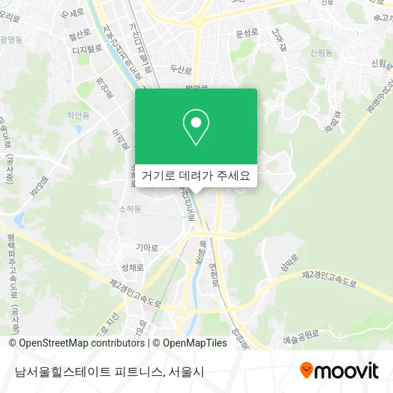 남서울힐스테이트 피트니스 지도