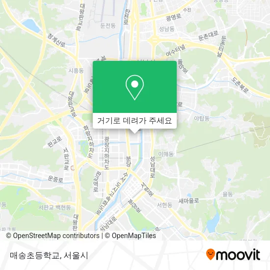 매송초등학교 지도