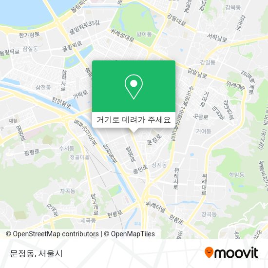 문정동 지도