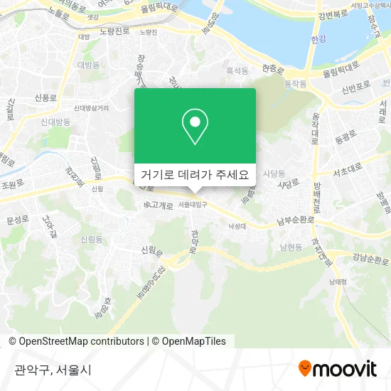 관악구 지도