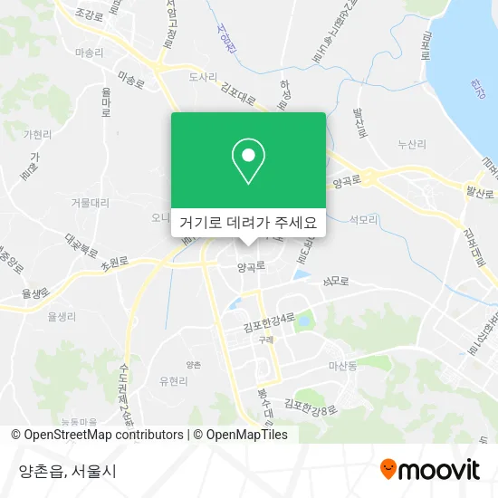 양촌읍 지도