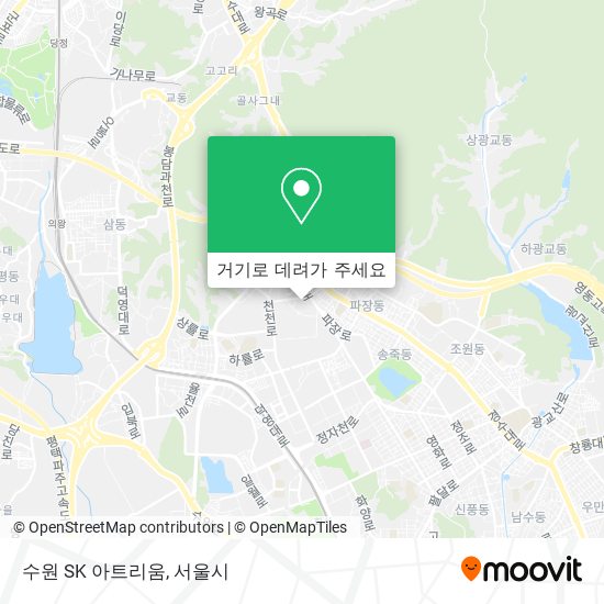 수원 SK 아트리움 지도