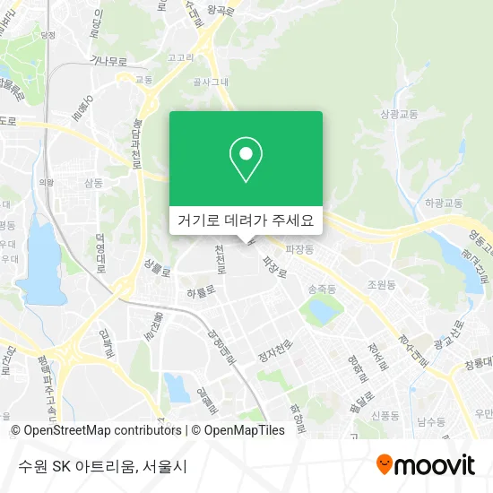 수원 SK 아트리움 지도