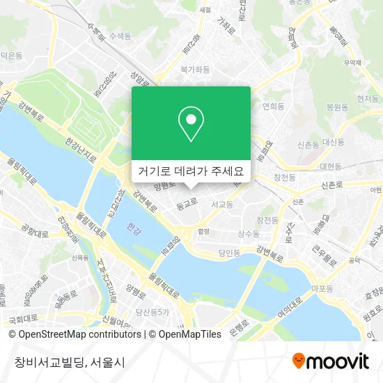 창비서교빌딩 지도