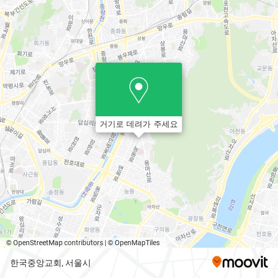 한국중앙교회 지도