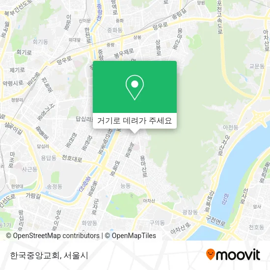 한국중앙교회 지도