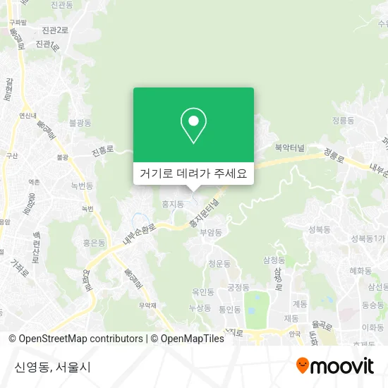 신영동 지도
