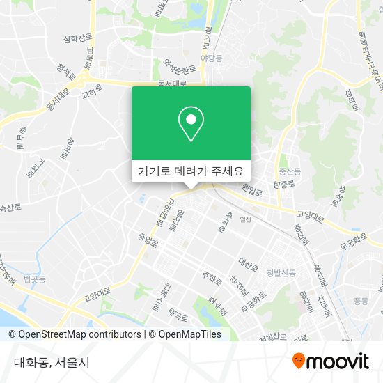 대화동 지도