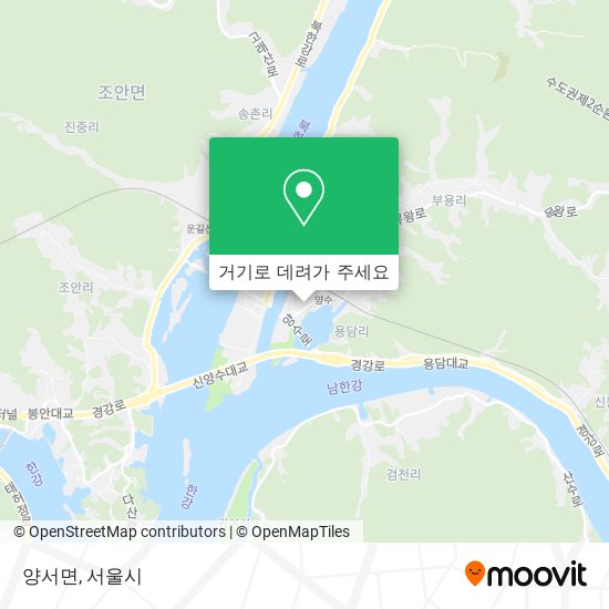 양서면 지도