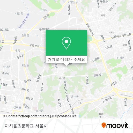 까치울초등학교 지도