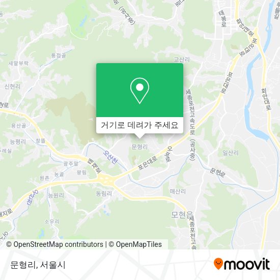 문형리 지도