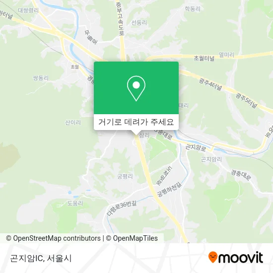 곤지암IC 지도