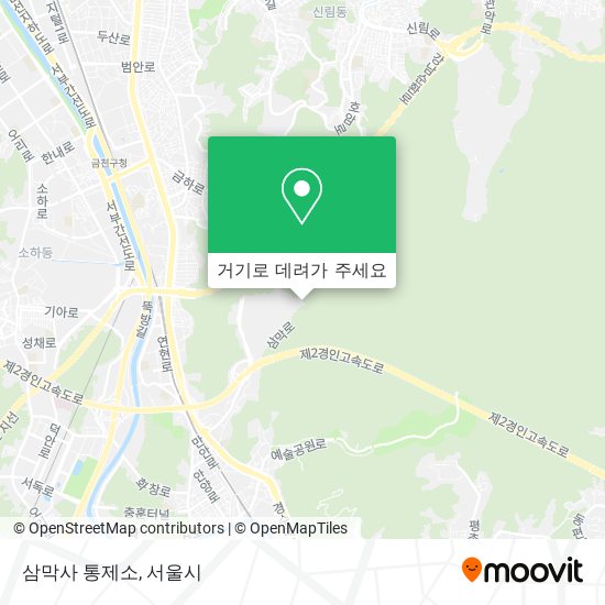 삼막사 통제소 지도