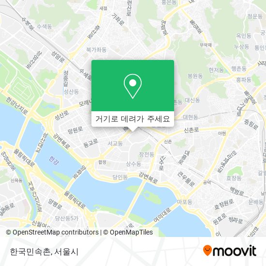 한국민속촌 지도
