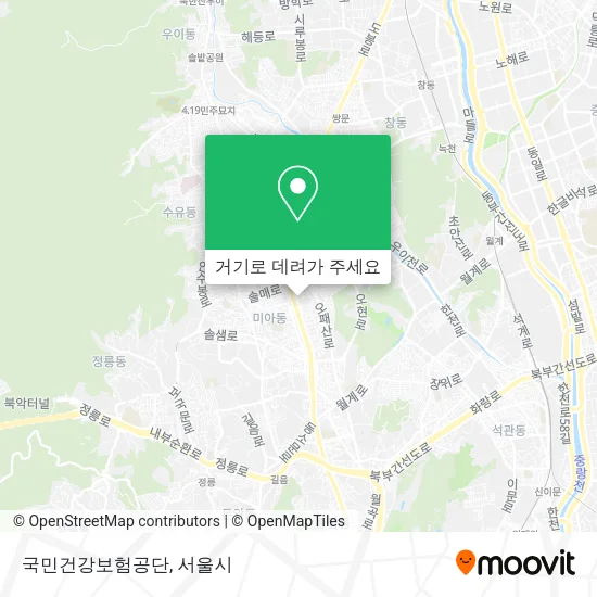 국민건강보험공단 지도