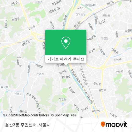 철산3동 주민센터 지도
