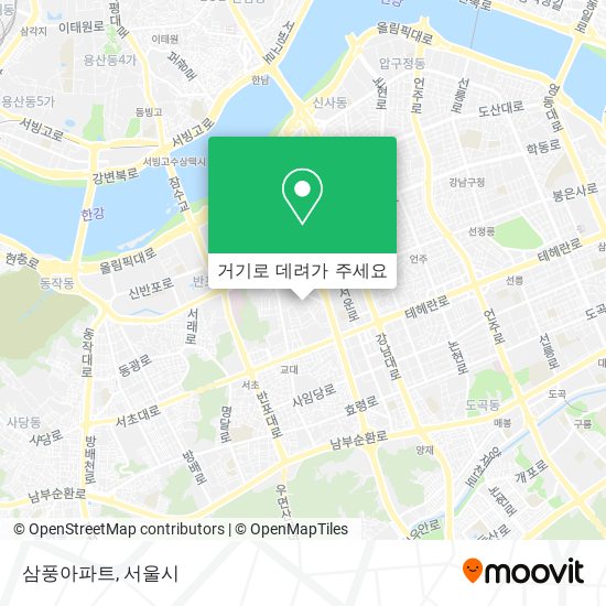 삼풍아파트 지도