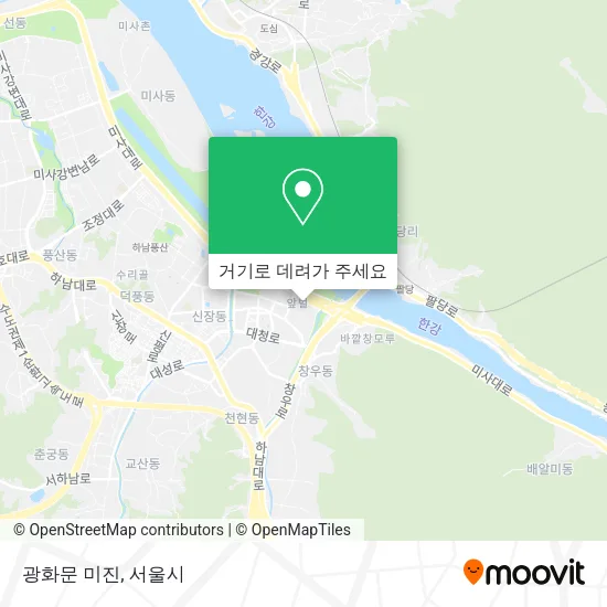 광화문 미진 지도