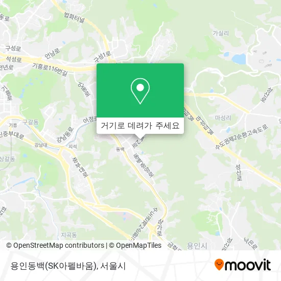 용인동백(SK아펠바움) 지도