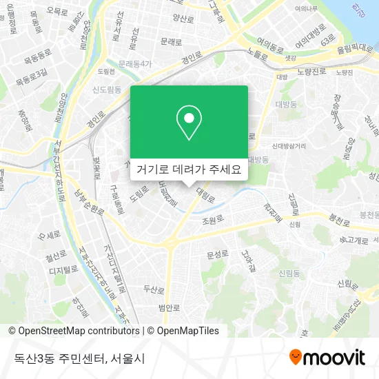 독산3동 주민센터 지도