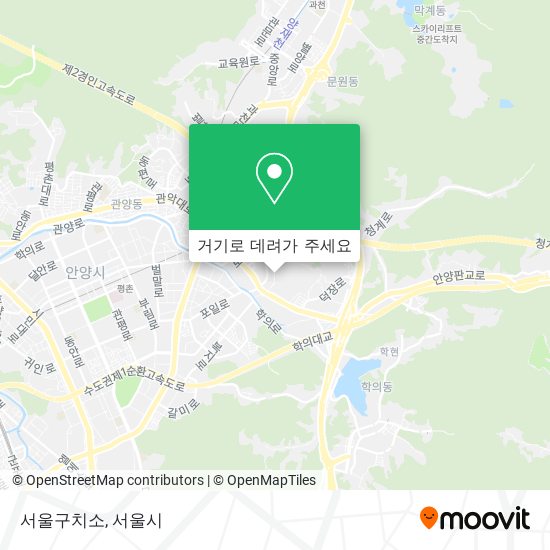 서울구치소 지도
