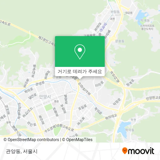 관양동 지도