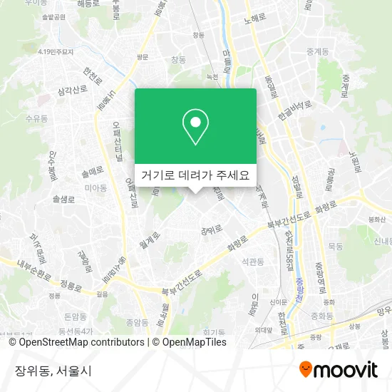장위동 지도