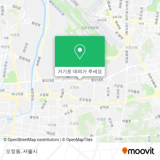 오정동 지도
