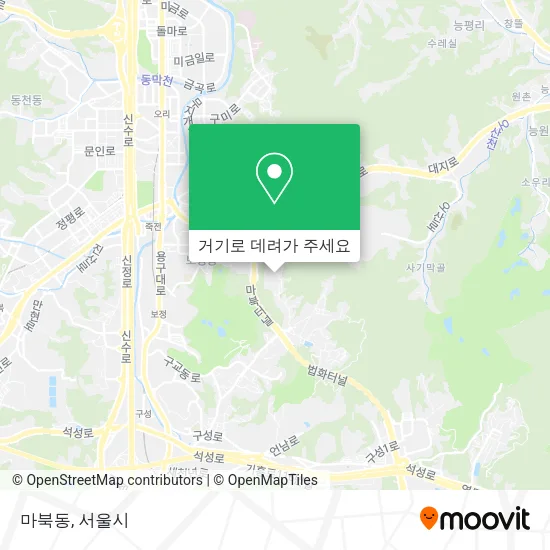 마북동 지도