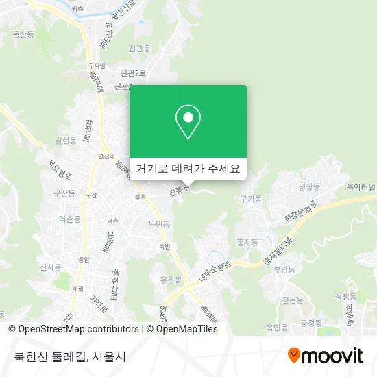 북한산 둘레길 지도