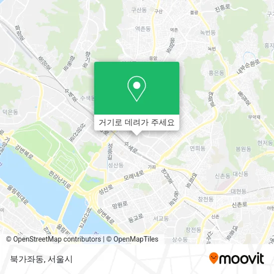 북가좌동 지도