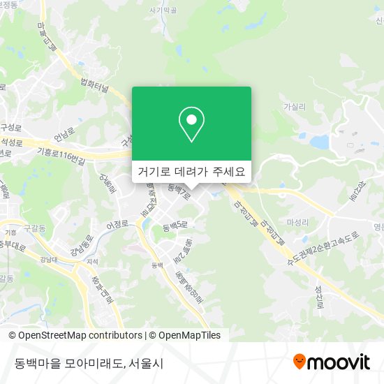 동백마을 모아미래도 지도