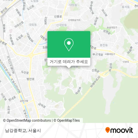 남강중학교 지도